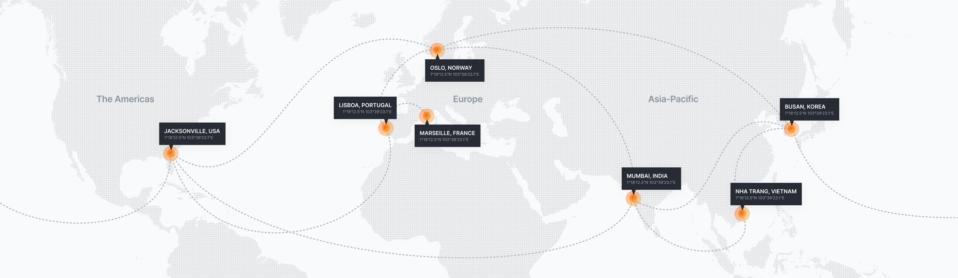 World export map